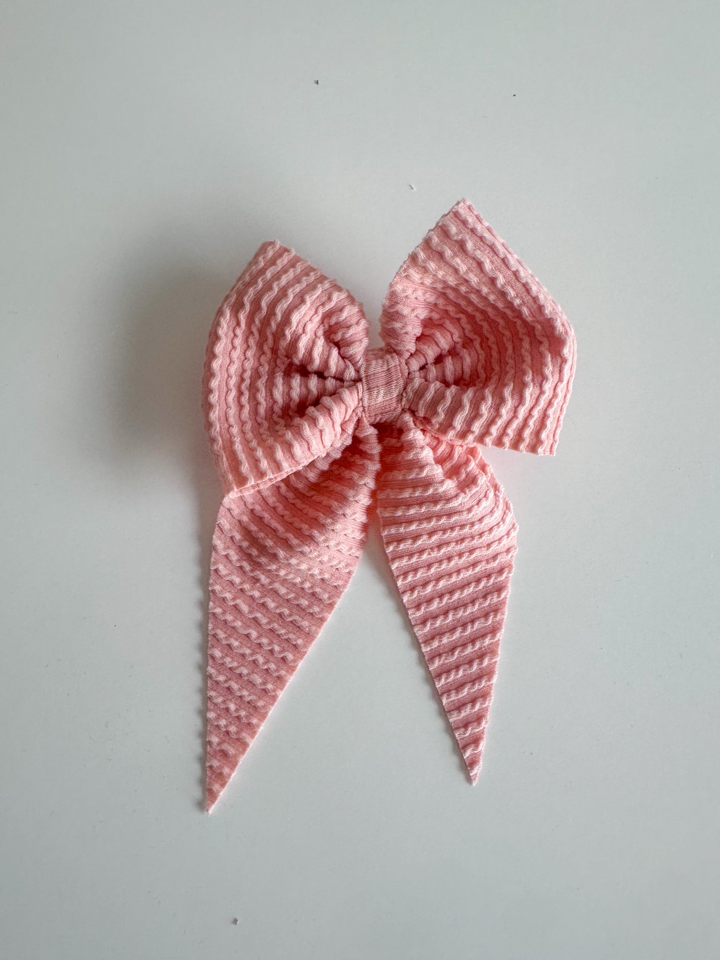 Peachy Solid Waved Rib