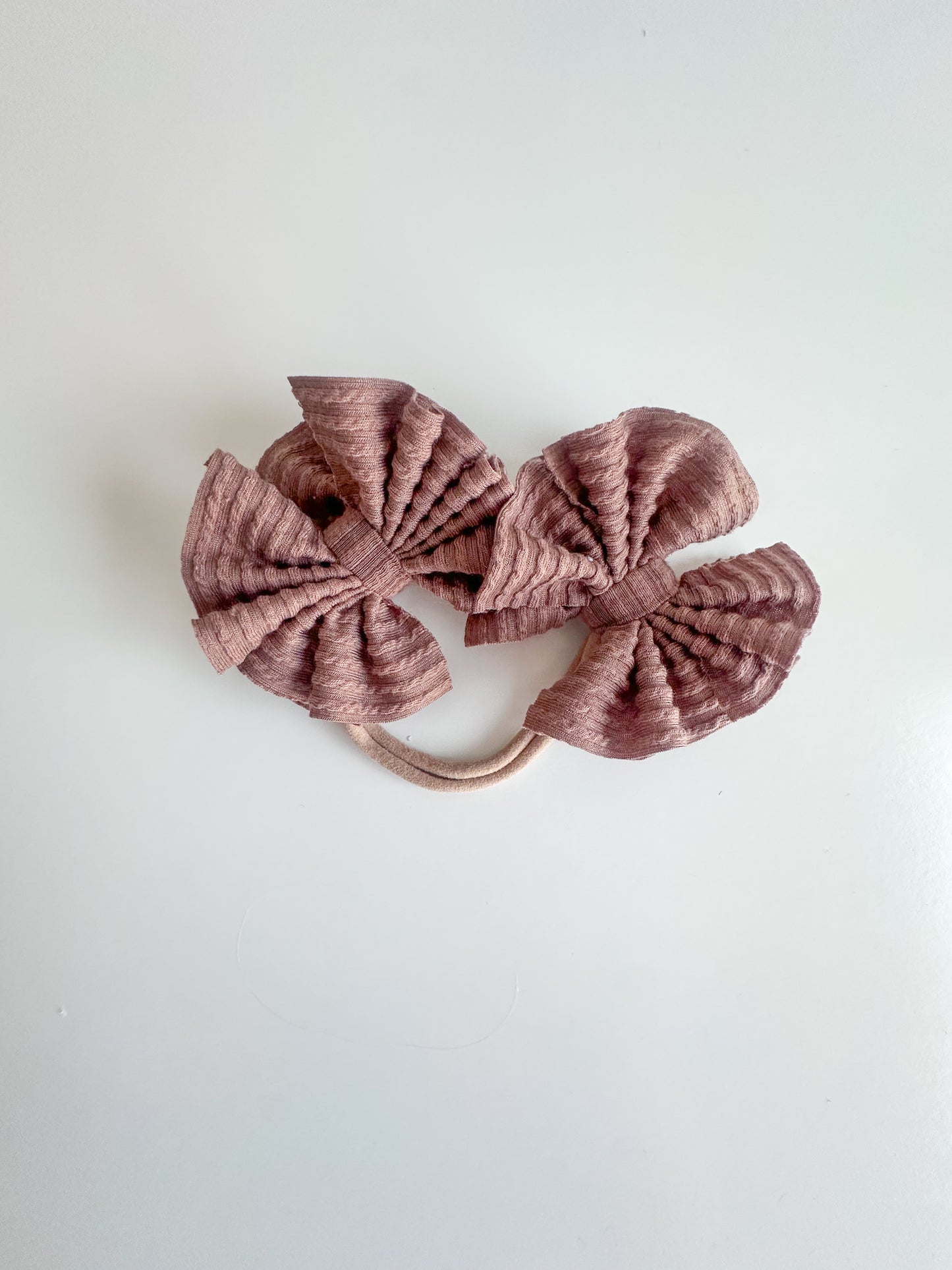 Mocha Solid Waved Rib