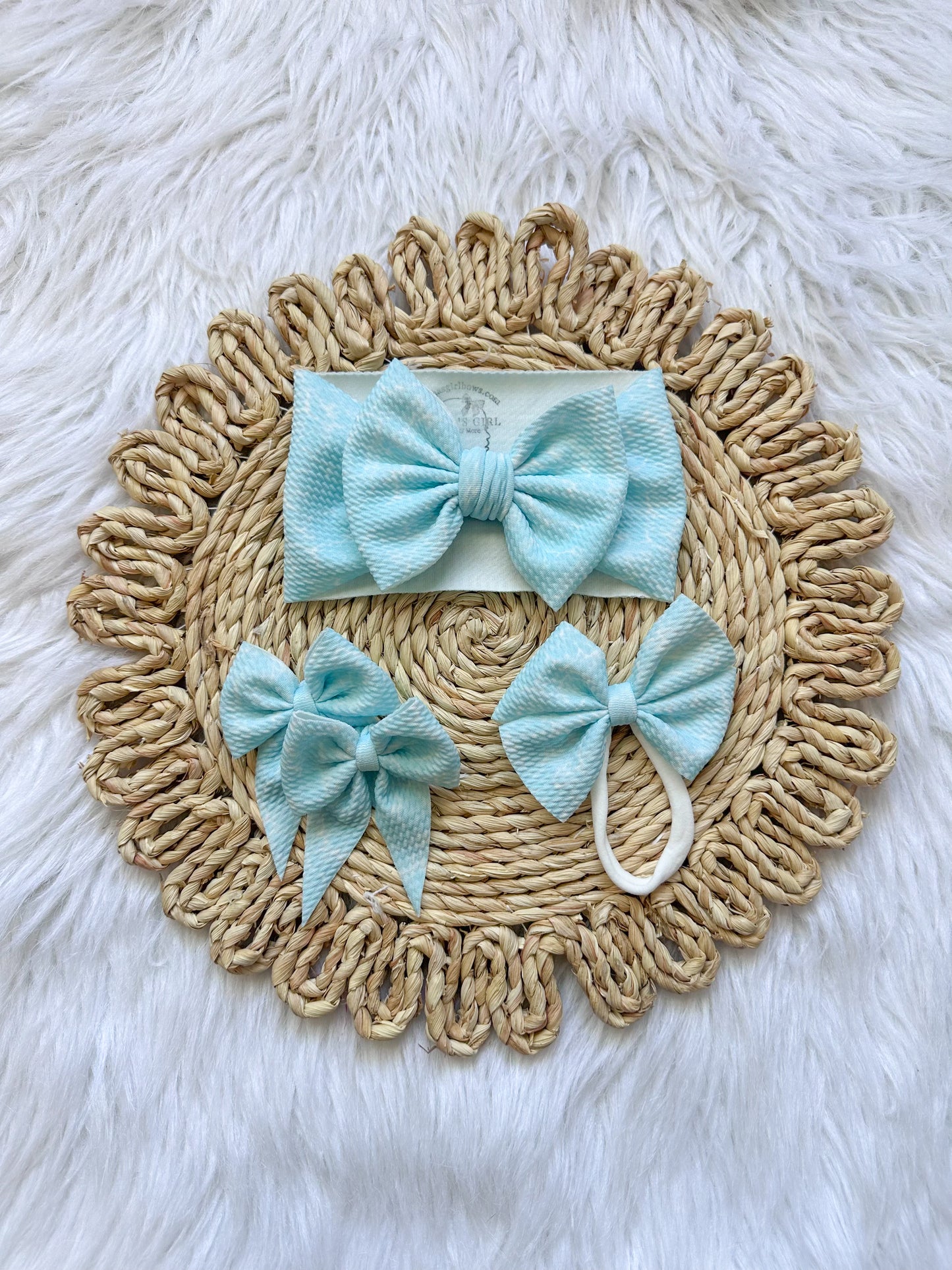 Summer Pool Girly Hair Bows