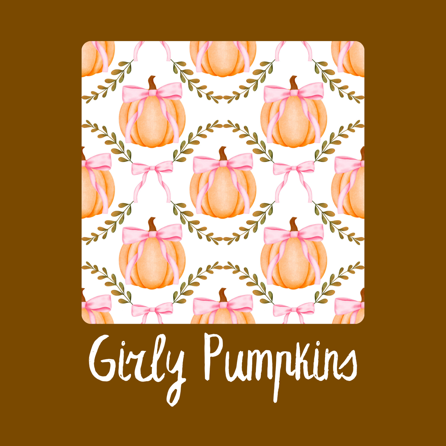 Fall Girly Pumpkins Bows