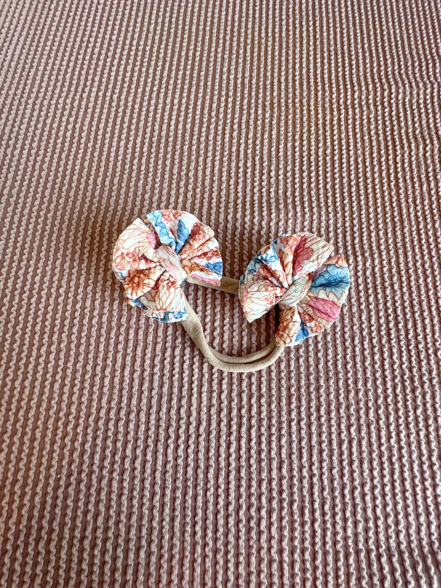 Fall Floral Bow