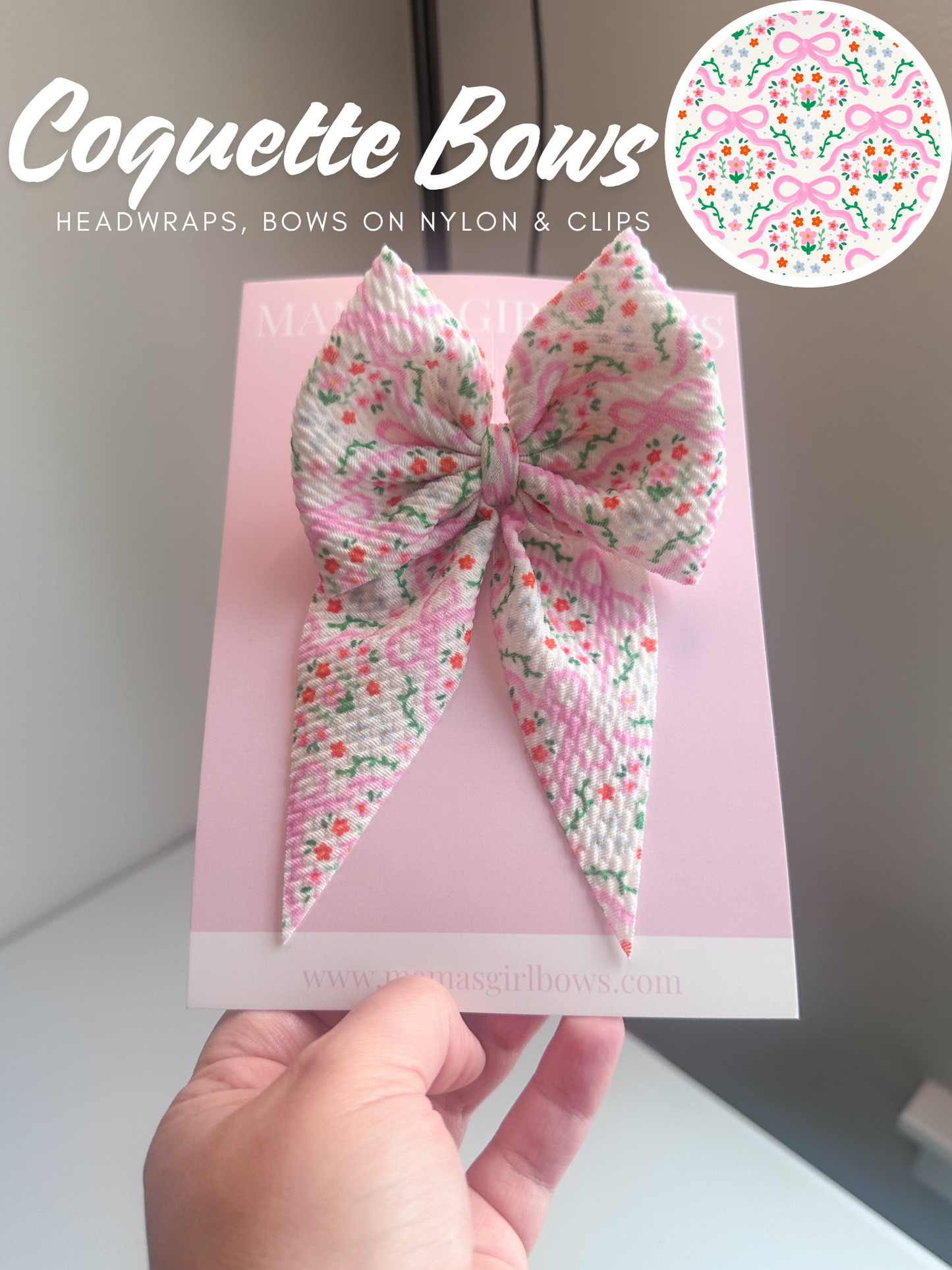 Coquette Bows Birthday Hair Bows