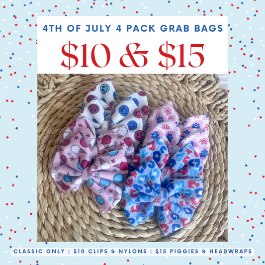 4th of July Grab Bags Hair Bows
