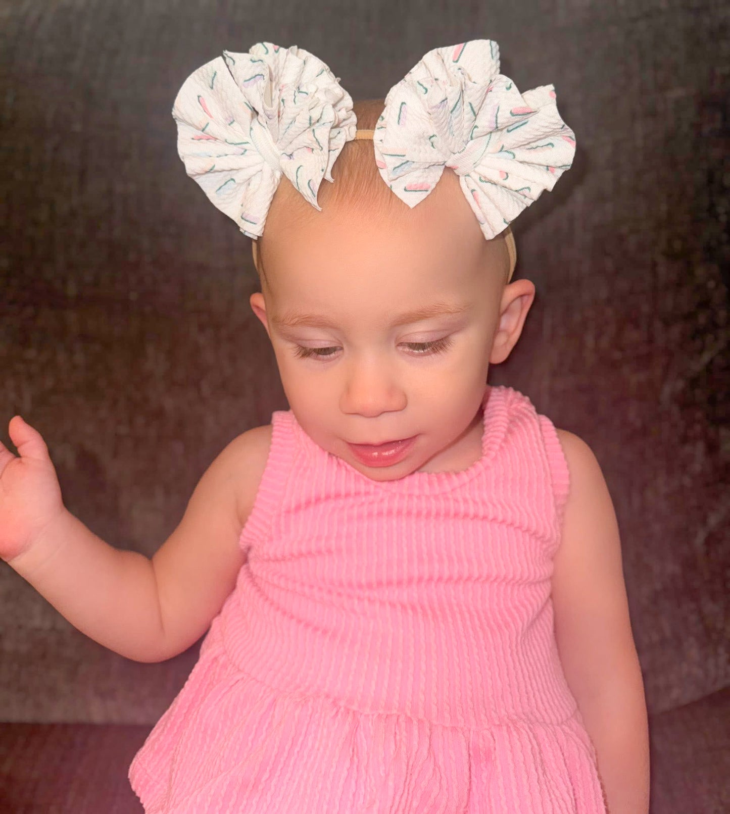 Sprinkles Birthday Hair Bows