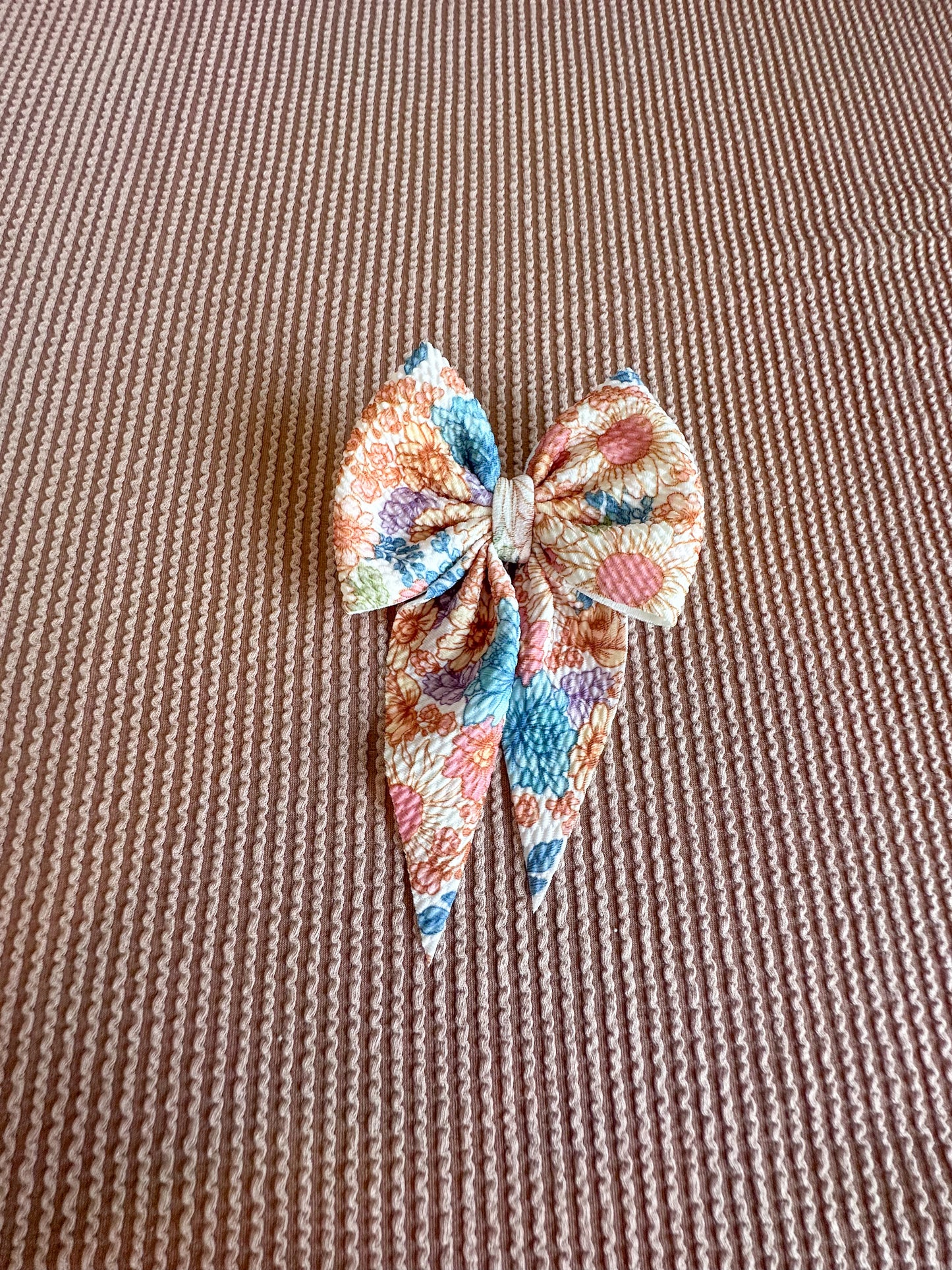 Fall Floral Bow