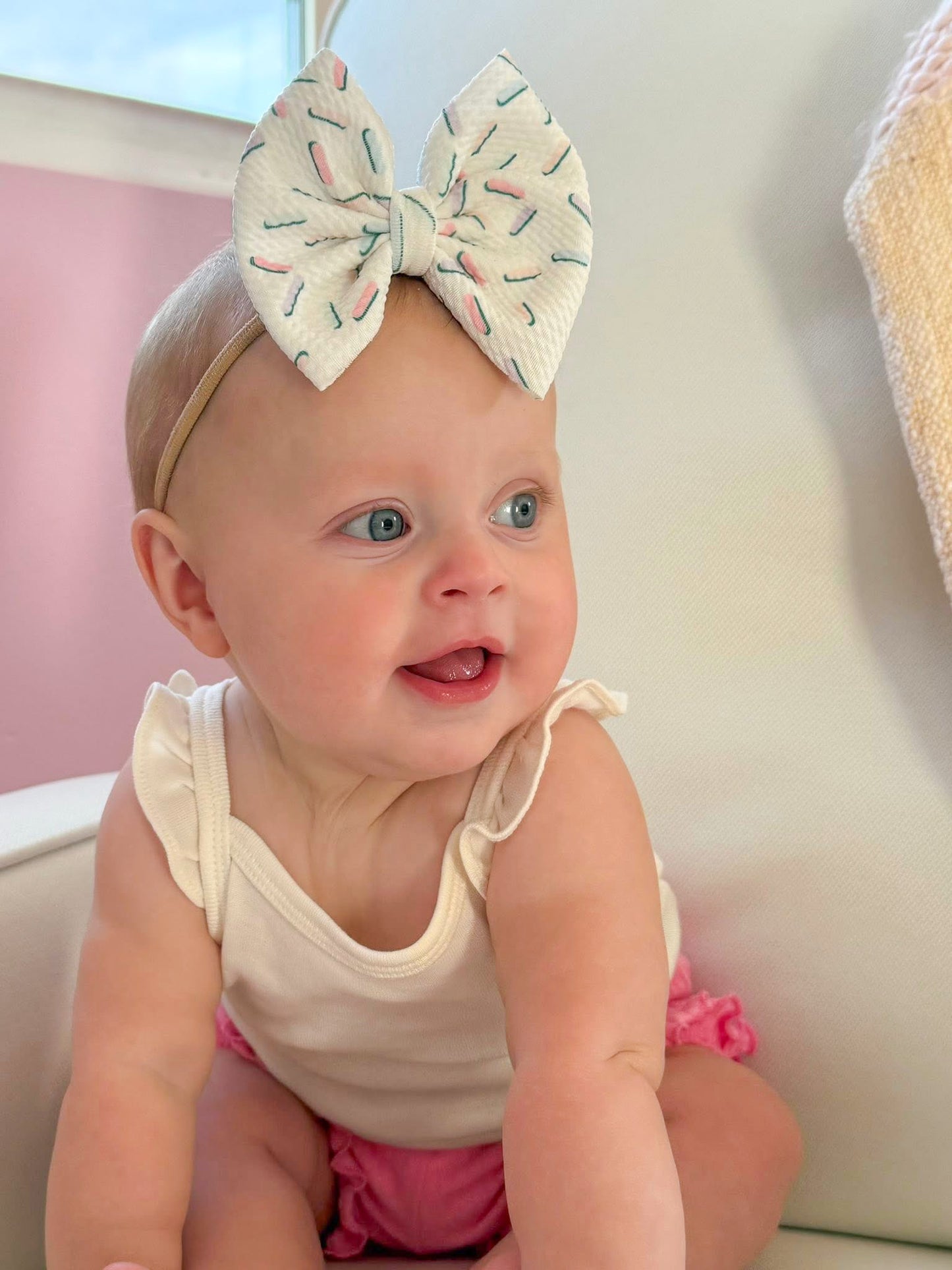 Sprinkles Birthday Hair Bows