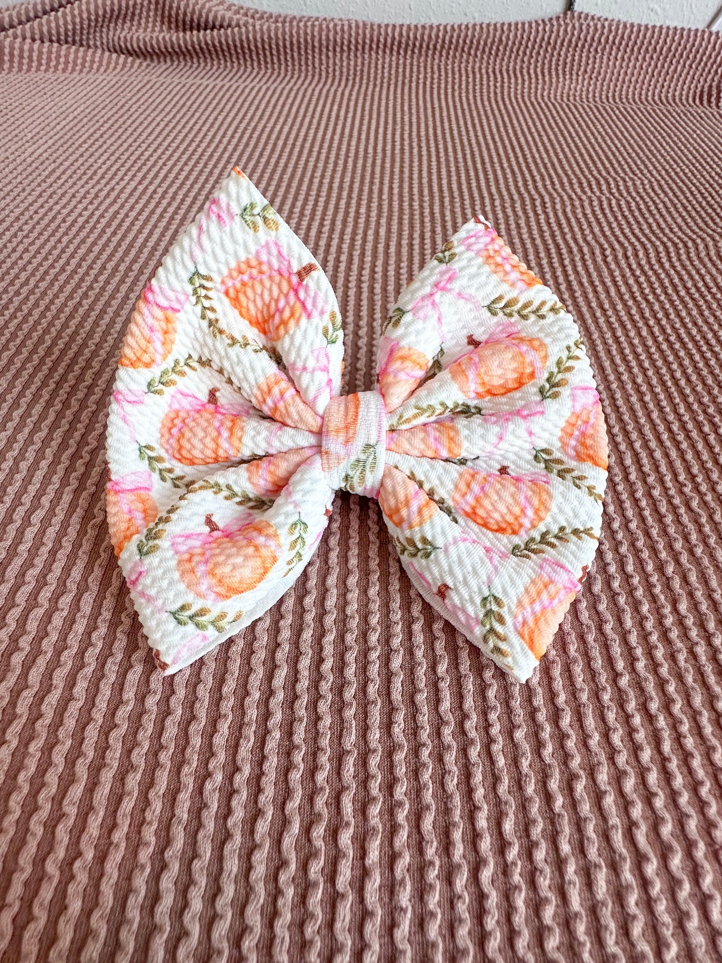 Fall Girly Pumpkins Bows