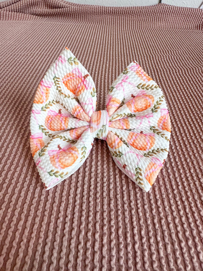 Fall Girly Pumpkins Bows