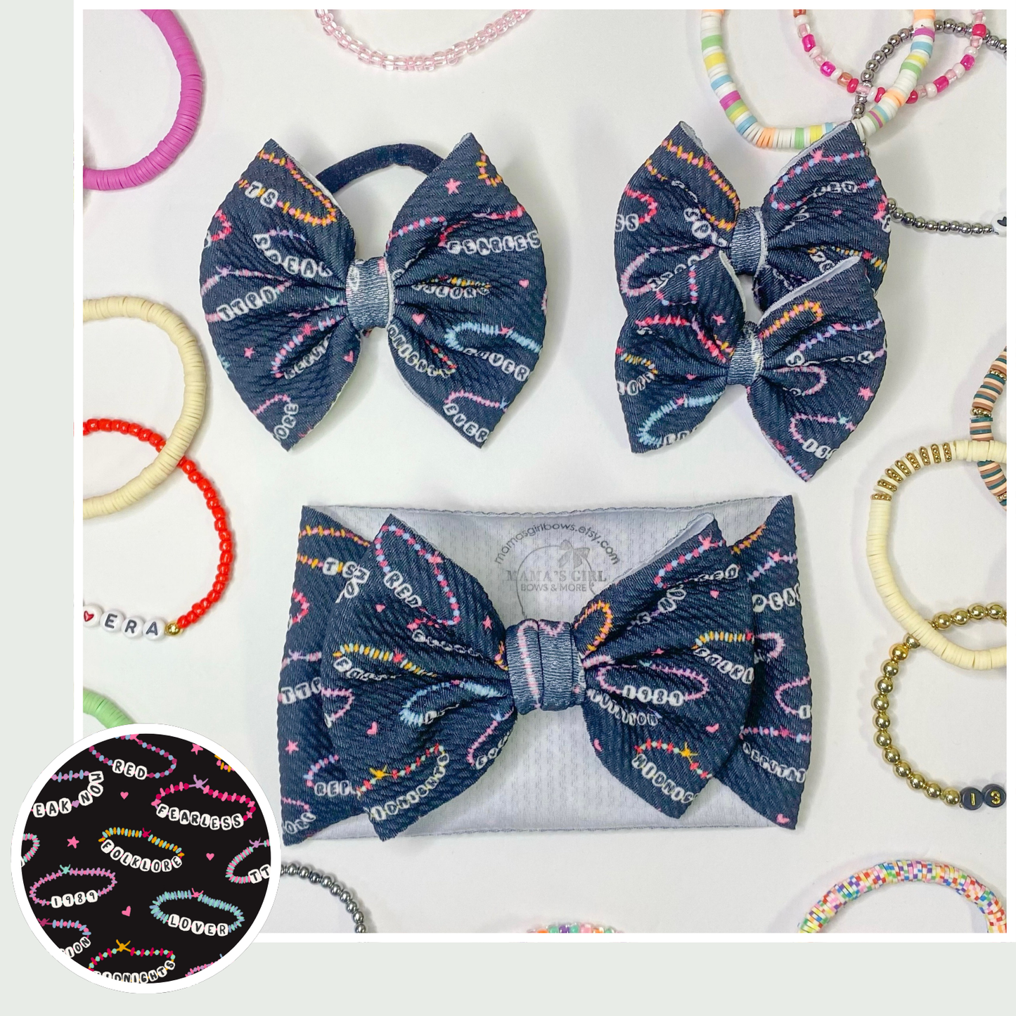 Friendship Bracelets Hair Bow