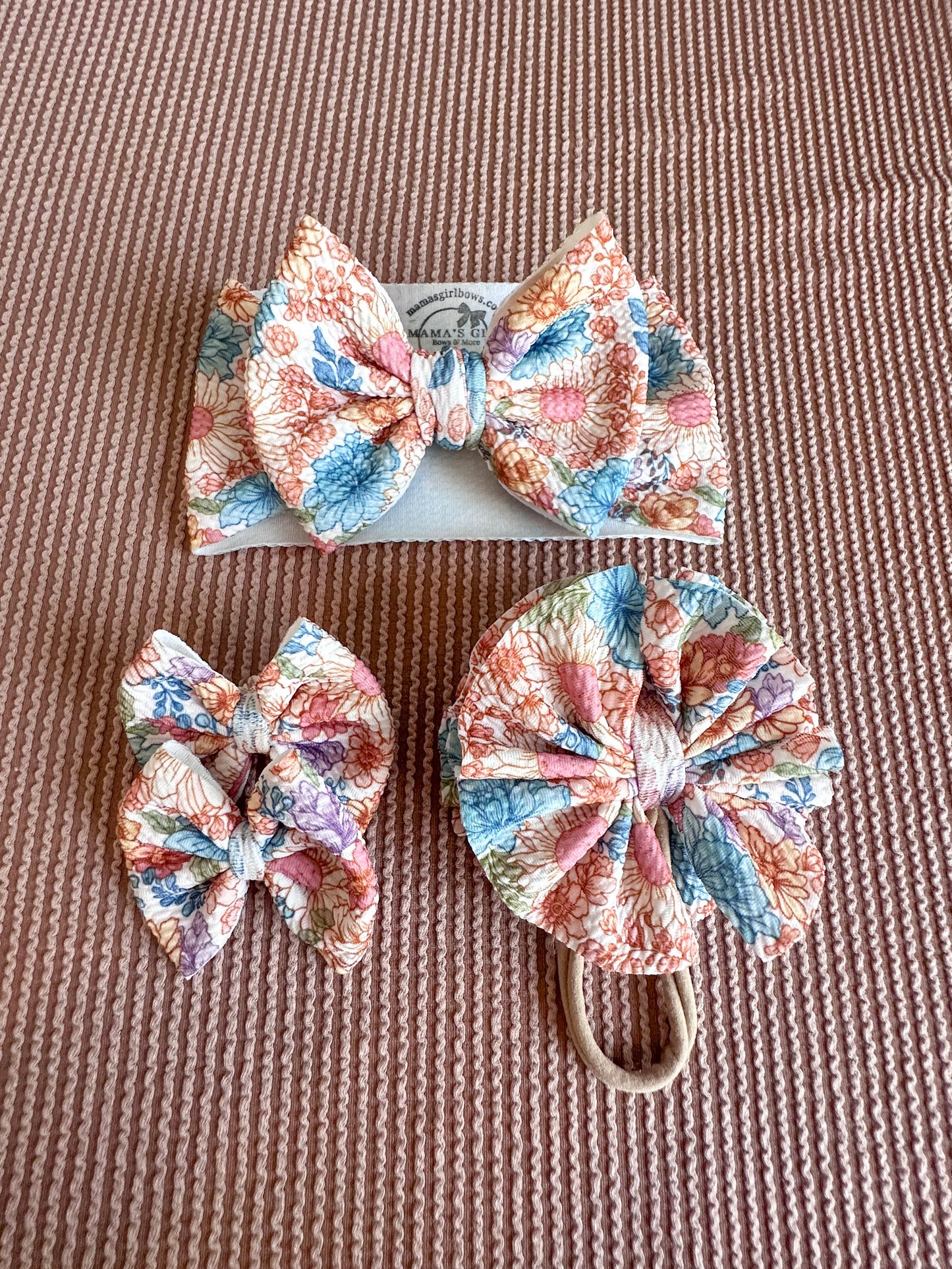 Fall Floral Bow