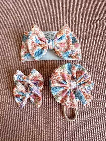Fall Floral Bow