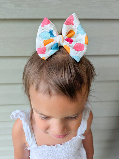 Balloons Birthday Hair Bows