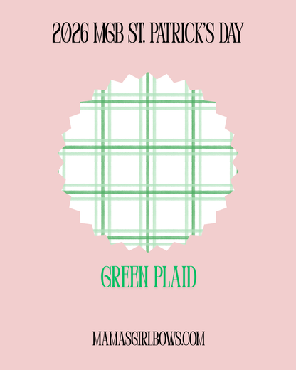 St. Patrick's Day Green Plaid