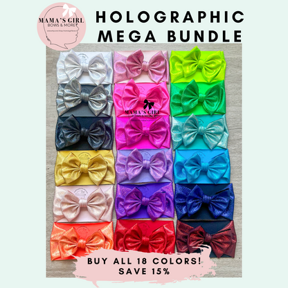 Holographic Mega Bundle Hair Bows