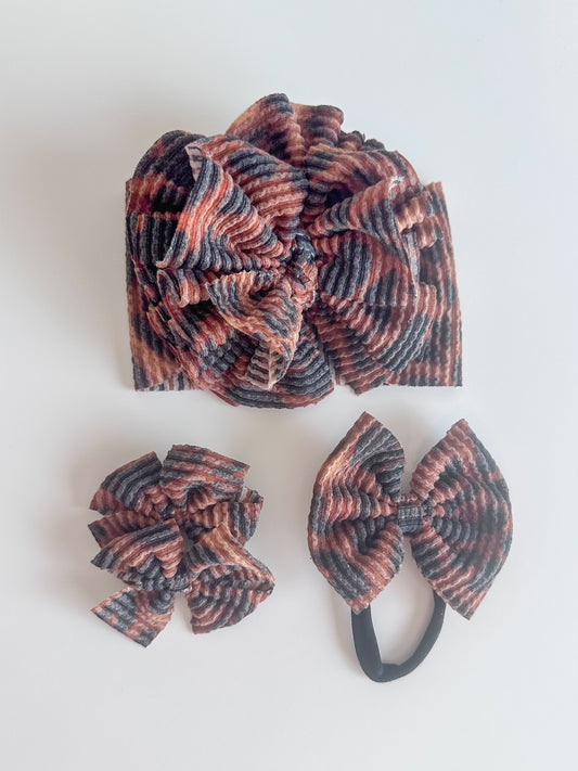 Cheetah Printed Waved Rib