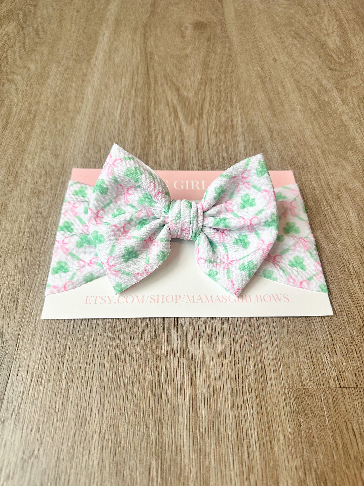 Clovers & Bows St. Patrick's Day Hair Bows