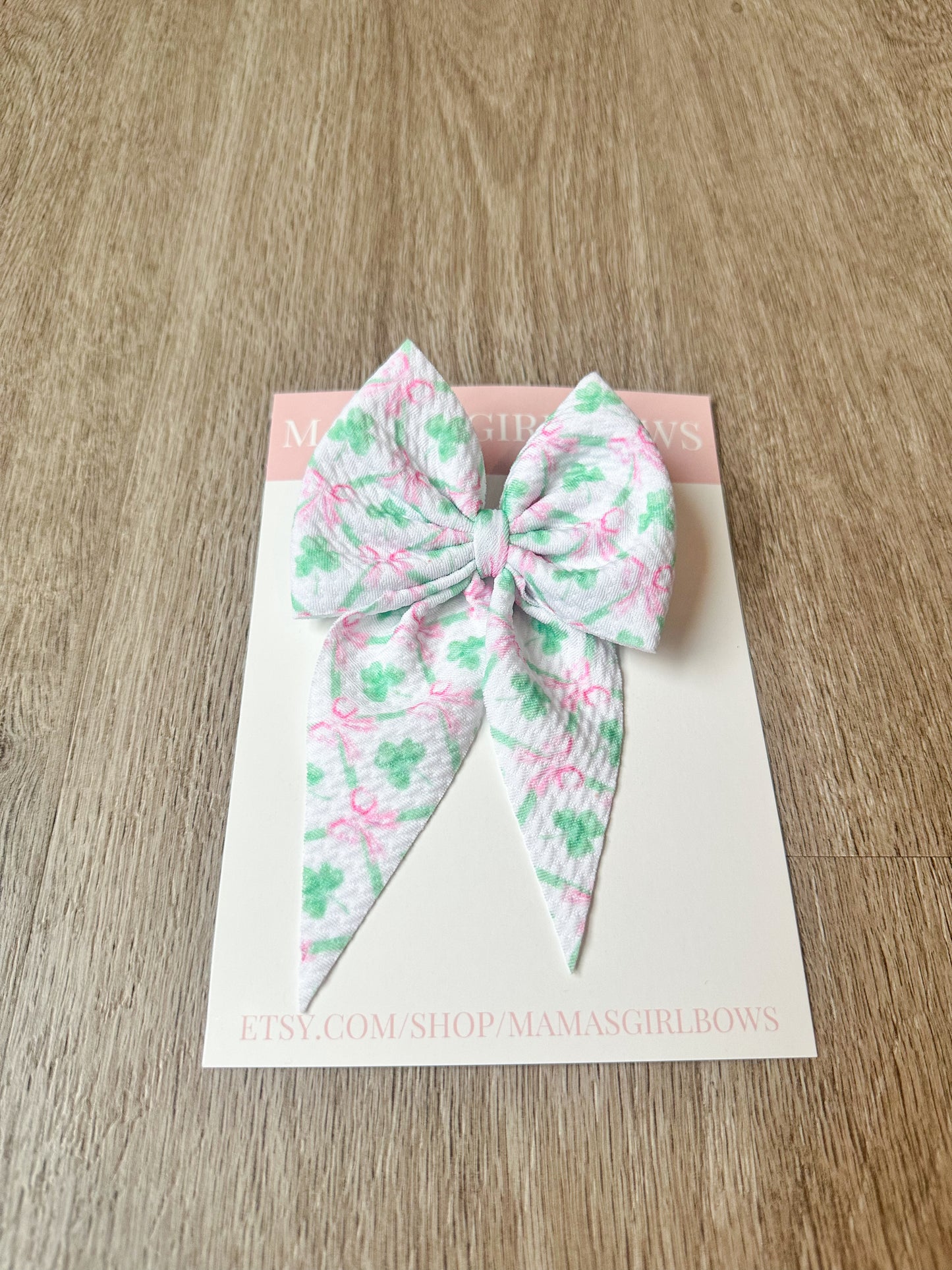 Clovers & Bows St. Patrick's Day Hair Bows