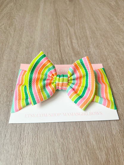 Patty Stripes St. Patrick's Day Hair Bows