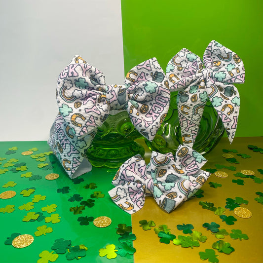 Lucky  St. Patrick's Day Hair Bows