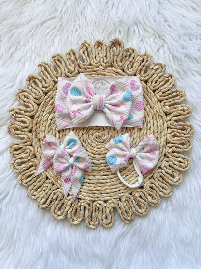 Summer Shells Girly Hair Bows