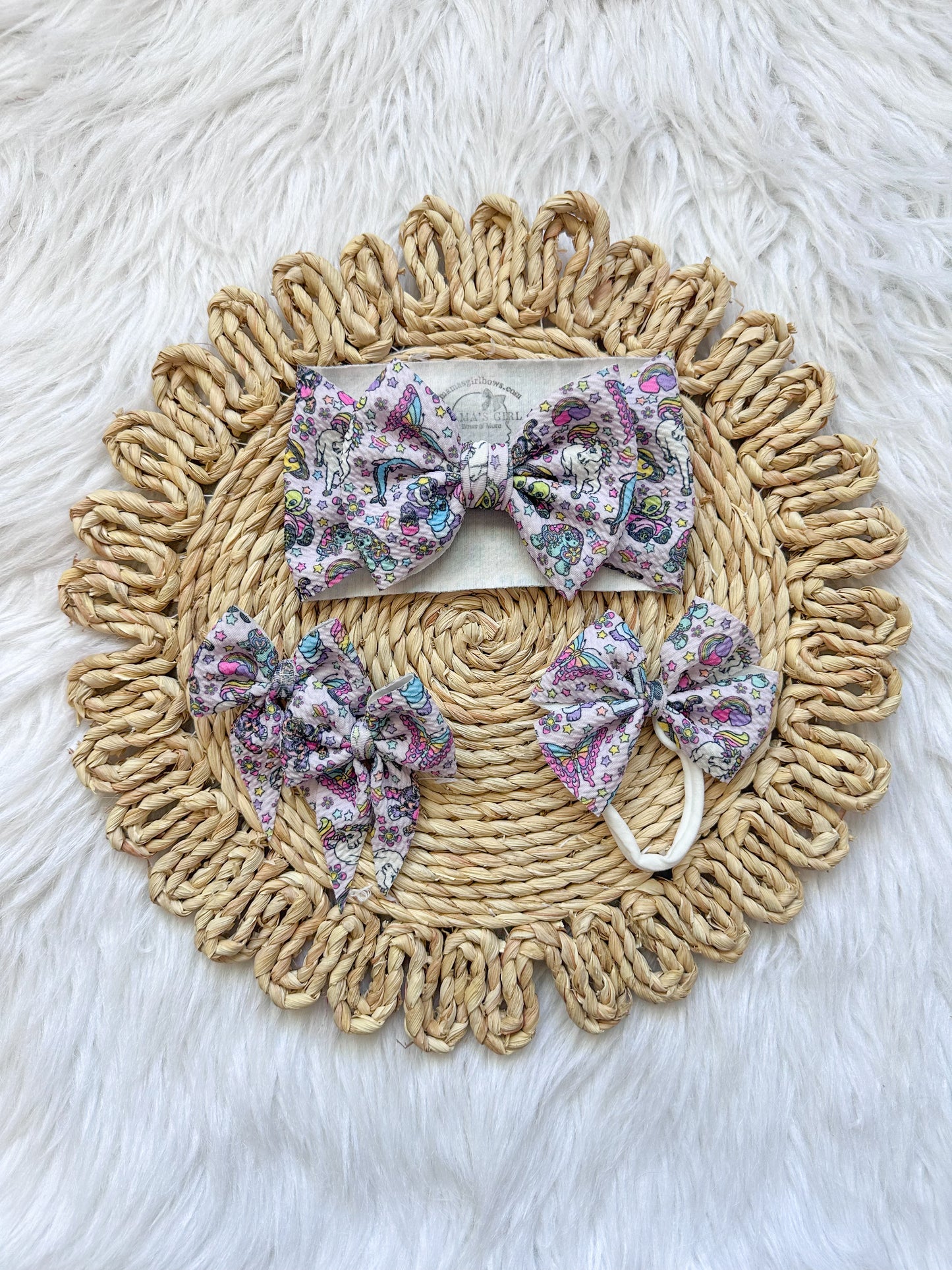 Summer Throwback Girly Hair Bows