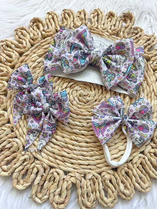 Summer Throwback Girly Hair Bows