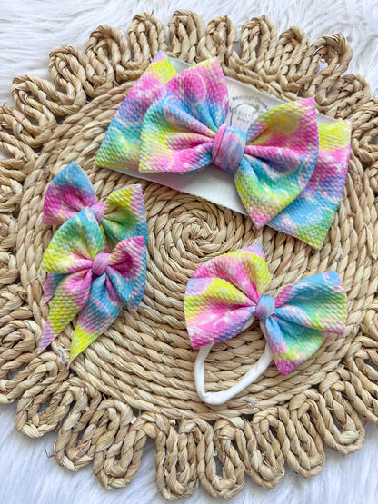 Summer Bubbles Girly Hair Bows