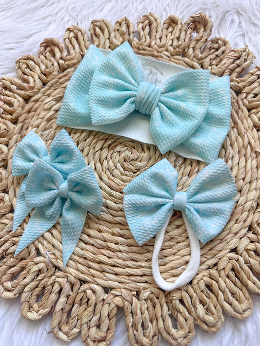 Summer Pool Girly Hair Bows
