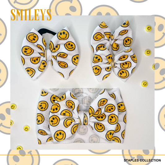 Smileys Hair Bow