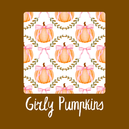 Fall Girly Pumpkins Bows