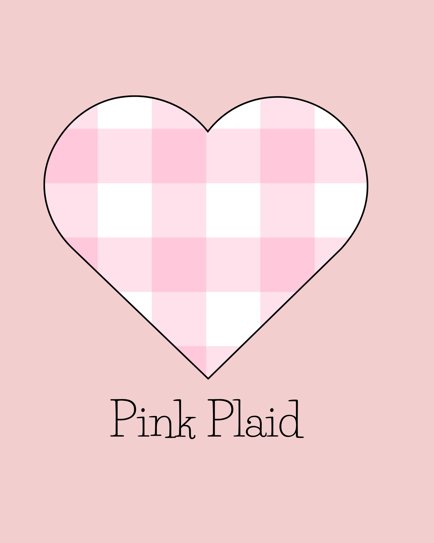 Valentines Day Pink Checks