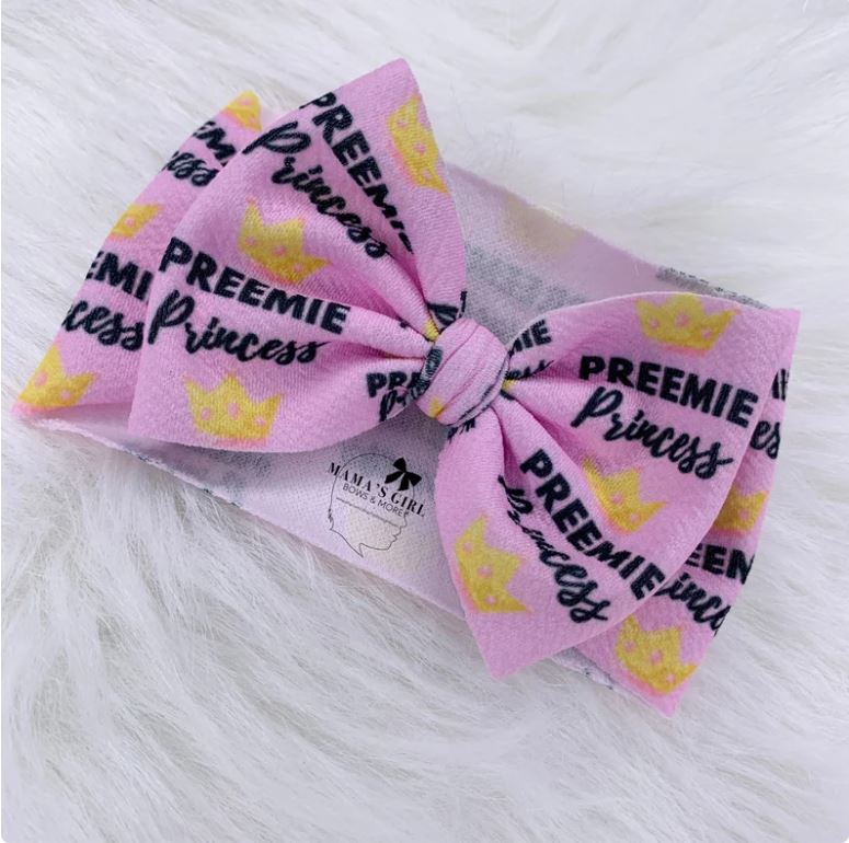 Preemie Princess Hair Bow